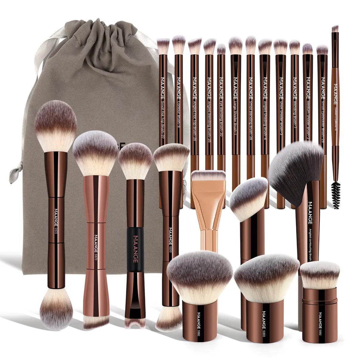 MAANGE Makeup Brushes Set 1 Set Multifunctional Makeup Brushes for Powder Liquid Cream Makeup Tools for Women Cosmetics Brushes Set Makeup Kits Makeup Brushes Set Makeup Tools Cosmetics Kits Concealer Brush,#Dealsforyoudays#Backtoschool#Sohochic