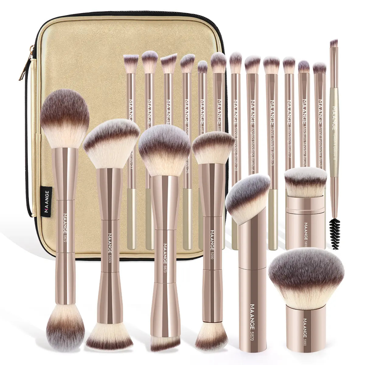 MAANGE Makeup Brushes Set 1 Set Multifunctional Makeup Brushes for Powder Liquid Cream Makeup Tools for Women Cosmetics Brushes Set Makeup Kits Makeup Brushes Set Makeup Tools Cosmetics Kits Concealer Brush,#Dealsforyoudays#Backtoschool#Sohochic