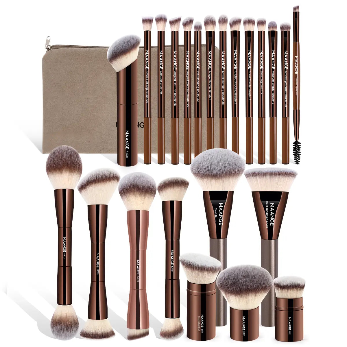 MAANGE Makeup Brushes Set 1 Set Multifunctional Makeup Brushes for Powder Liquid Cream Makeup Tools for Women Cosmetics Brushes Set Makeup Kits Makeup Brushes Set Makeup Tools Cosmetics Kits Concealer Brush,#Dealsforyoudays#Backtoschool#Sohochic