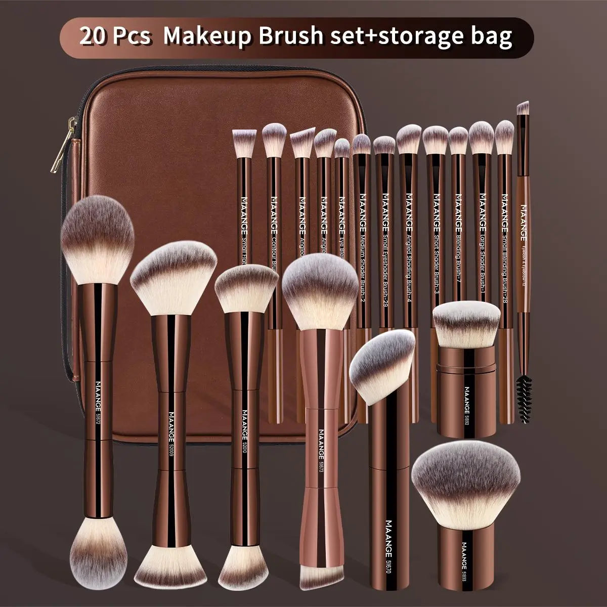 MAANGE Makeup Brushes Set 1 Set Multifunctional Makeup Brushes for Powder Liquid Cream Makeup Tools for Women Cosmetics Brushes Set Makeup Kits Makeup Brushes Set Makeup Tools Cosmetics Kits Concealer Brush,#Dealsforyoudays#Backtoschool#Sohochic