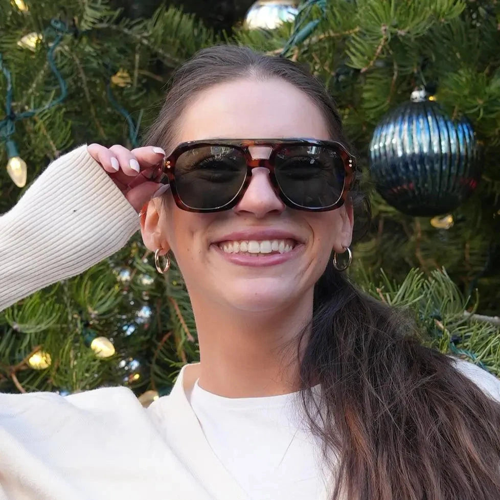 SOJOS Retro Polarized Aviator Sunglasses