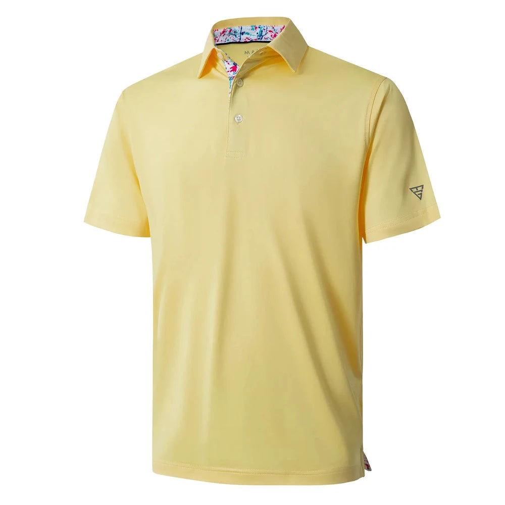 Mens Dry Fit Golf Polo Shirt