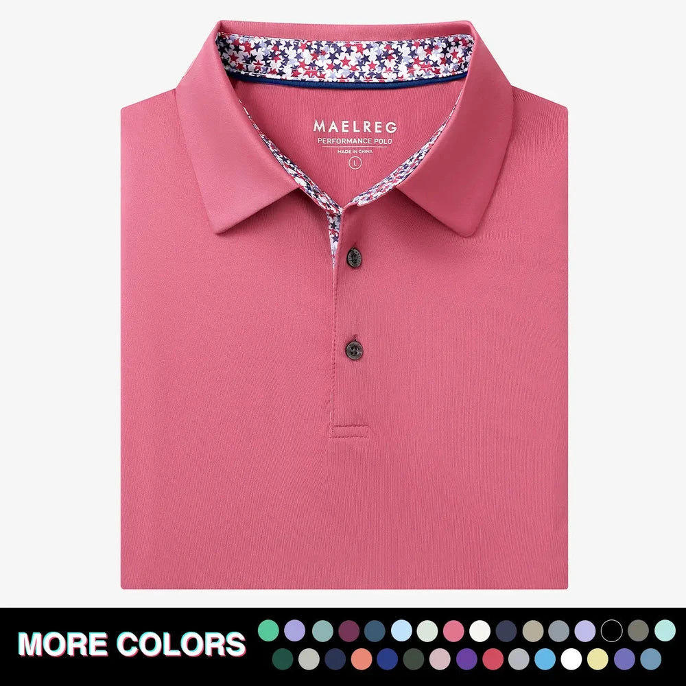 Mens Dry Fit Golf Polo Shirt