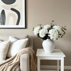 Faux Hydrangea Eucalyptus Arrangement