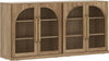 BELLEZE Modular Arched Glass Sideboard