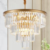 Modern Gold Crystal Chandelier