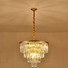 Modern Gold Crystal Chandelier