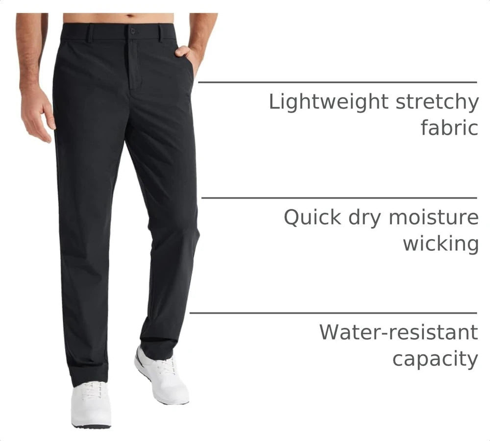 Libin Mens Stretch Golf Pants