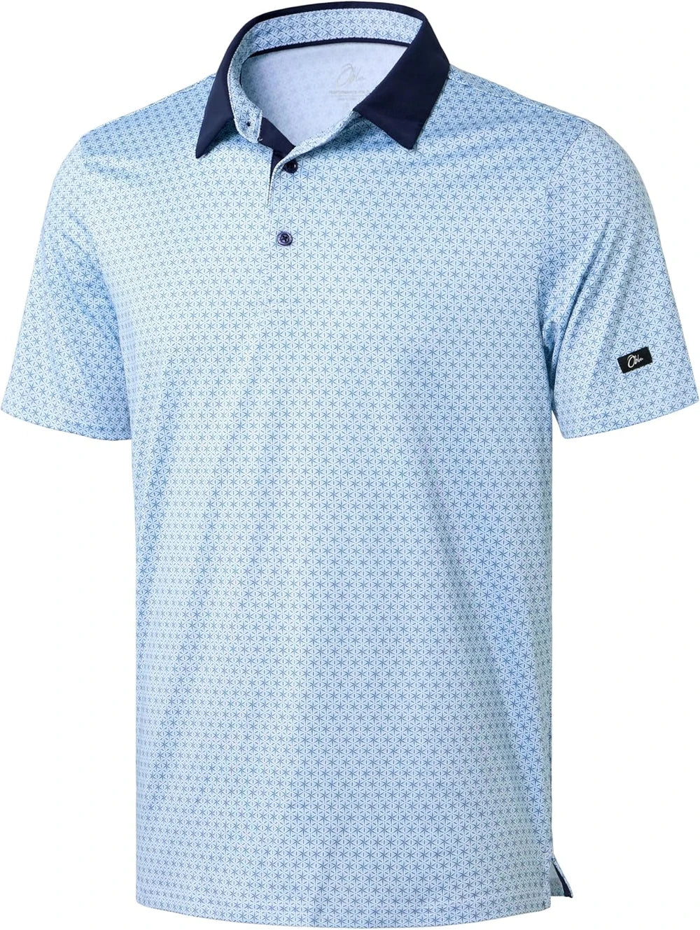 Obla Men Print Golf Polo Shirt