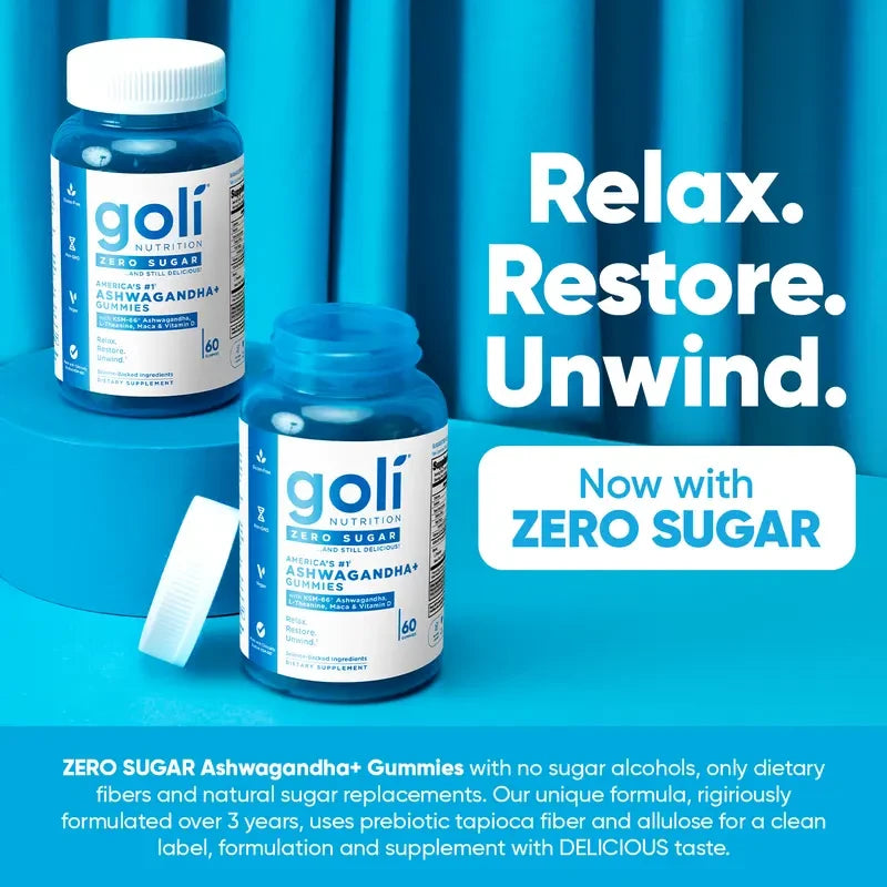Goli Nutrition Zero Sugar Best Seller Trio Gummies