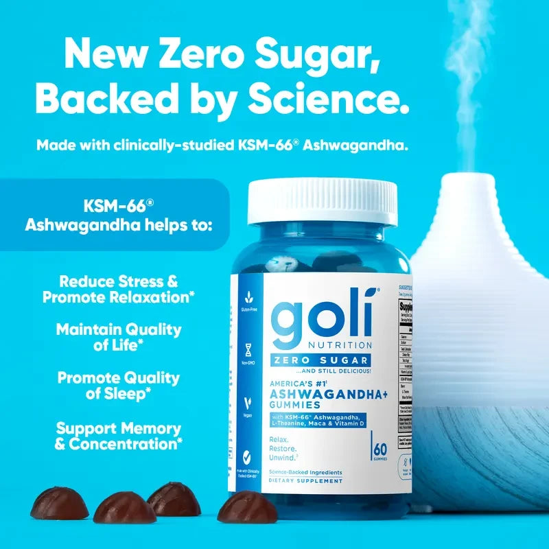 Goli Nutrition Zero Sugar Best Seller Trio Gummies