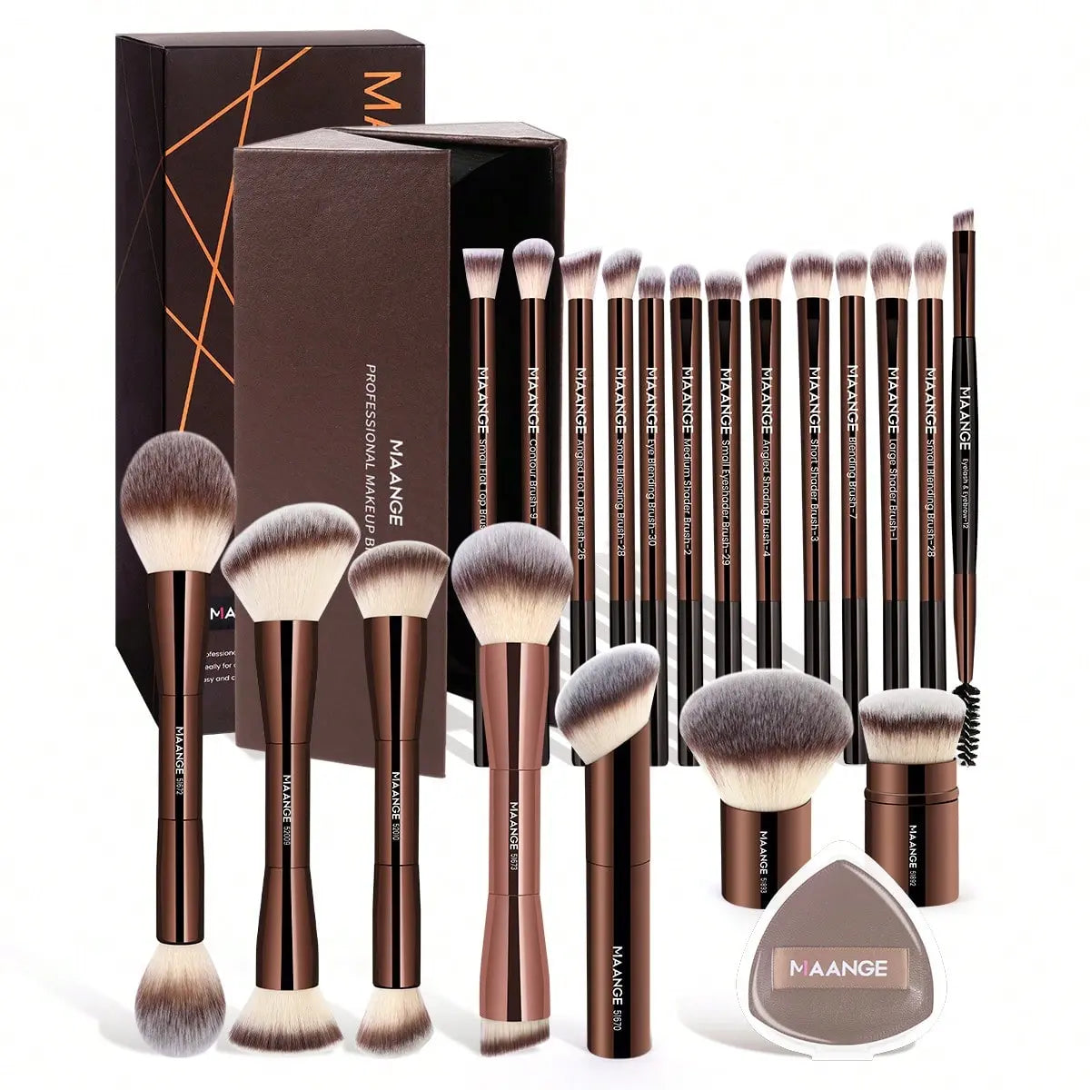 MAANGE Makeup Brushes Set 1 Set Multifunctional Makeup Brushes for Powder Liquid Cream Makeup Tools for Women Cosmetics Brushes Set Makeup Kits Makeup Brushes Set Makeup Tools Cosmetics Kits Concealer Brush,#Dealsforyoudays#Backtoschool#Sohochic