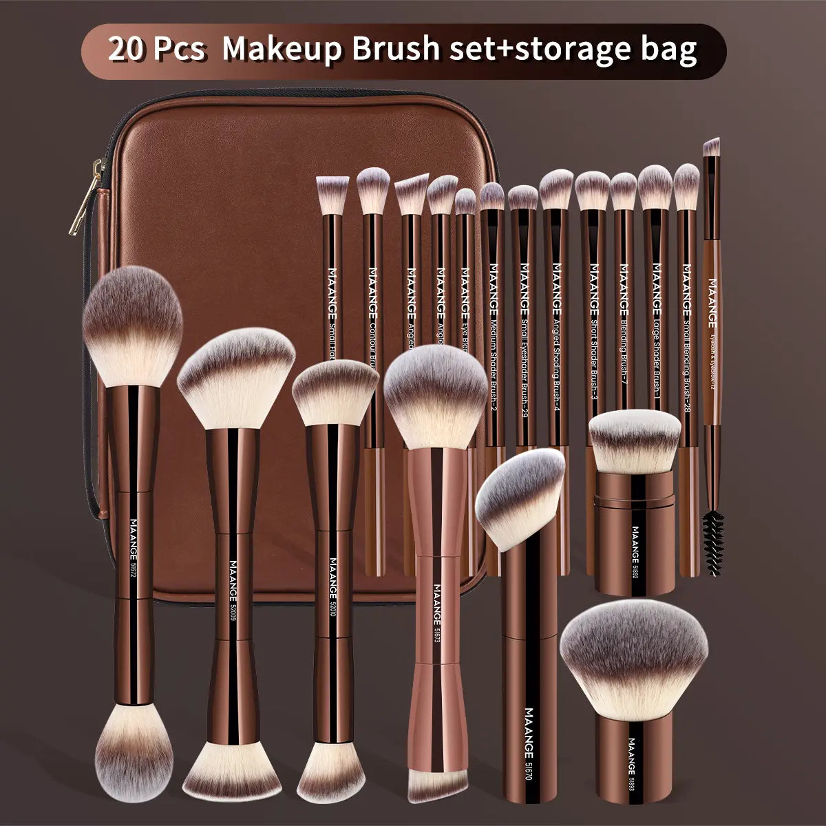 MAANGE Makeup Brushes Set 1 Set Multifunctional Makeup Brushes for Powder Liquid Cream Makeup Tools for Women Cosmetics Brushes Set Makeup Kits Makeup Brushes Set Makeup Tools Cosmetics Kits Concealer Brush,#Dealsforyoudays#Backtoschool#Sohochic
