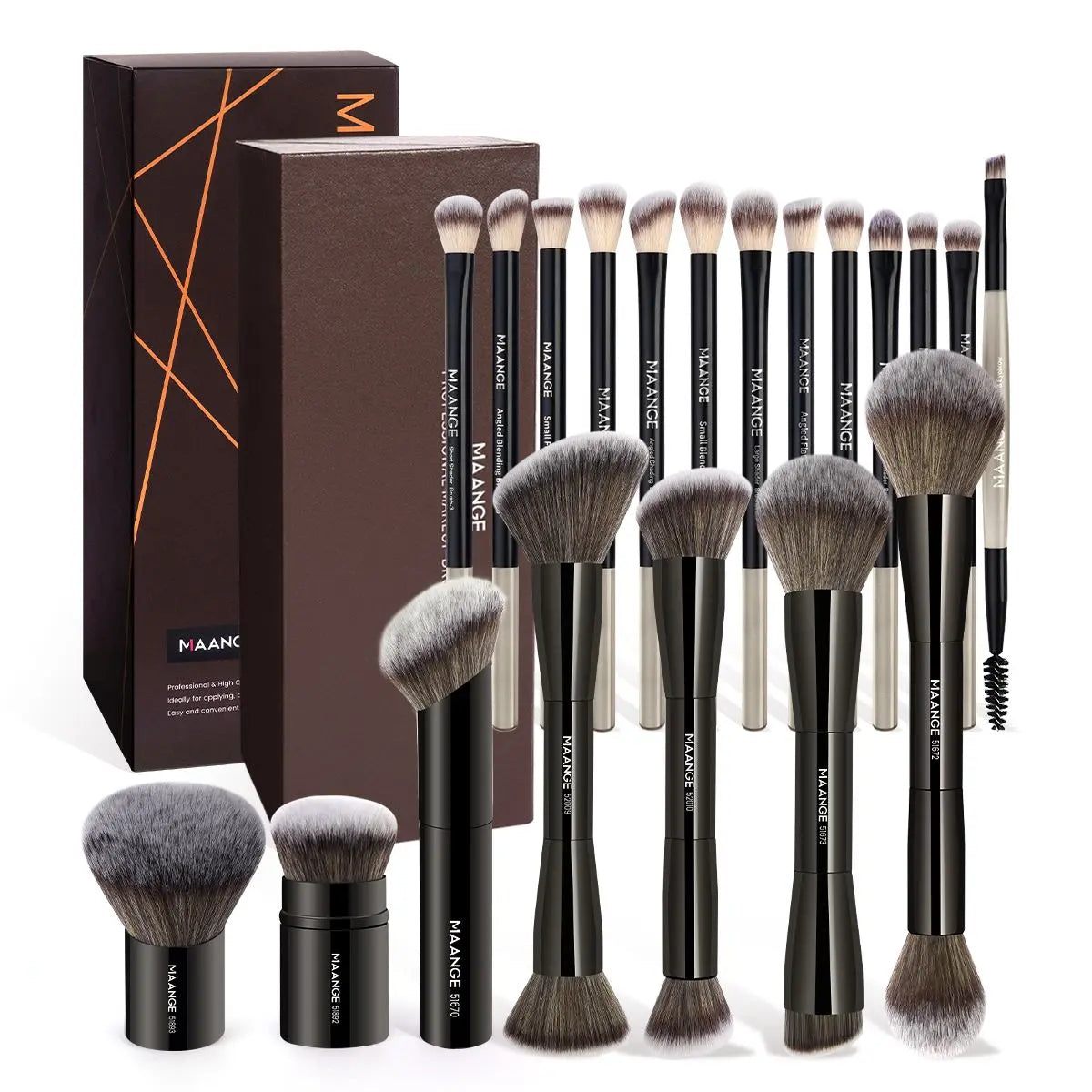 MAANGE Makeup Brushes Set 1 Set Multifunctional Makeup Brushes for Powder Liquid Cream Makeup Tools for Women Cosmetics Brushes Set Makeup Kits Makeup Brushes Set Makeup Tools Cosmetics Kits Concealer Brush,#Dealsforyoudays#Backtoschool#Sohochic