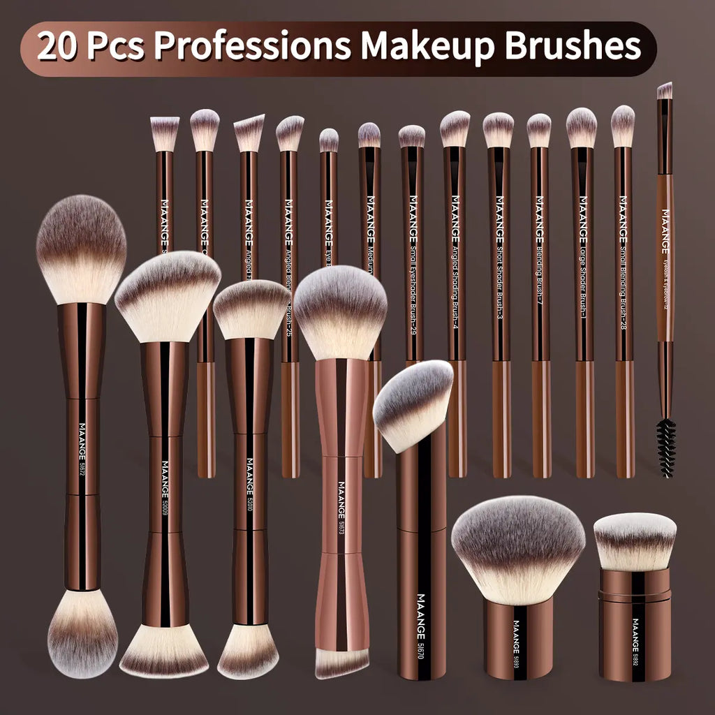 MAANGE Makeup Brushes Set 1 Set Multifunctional Makeup Brushes for Powder Liquid Cream Makeup Tools for Women Cosmetics Brushes Set Makeup Kits Makeup Brushes Set Makeup Tools Cosmetics Kits Concealer Brush,#Dealsforyoudays#Backtoschool#Sohochic