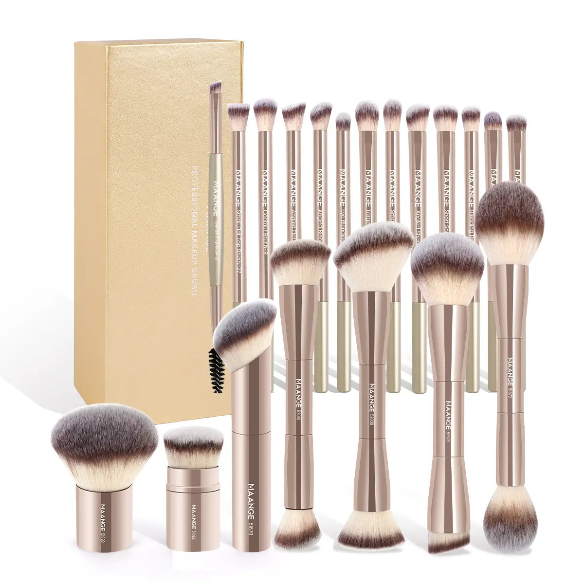 MAANGE Makeup Brushes Set 1 Set Multifunctional Makeup Brushes for Powder Liquid Cream Makeup Tools for Women Cosmetics Brushes Set Makeup Kits Makeup Brushes Set Makeup Tools Cosmetics Kits Concealer Brush,#Dealsforyoudays#Backtoschool#Sohochic