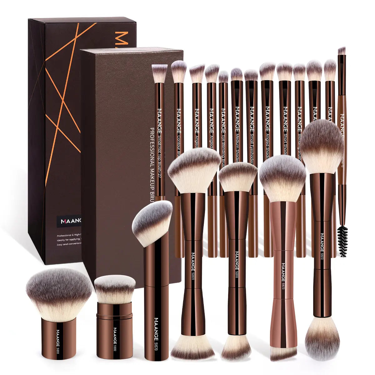MAANGE Makeup Brushes Set 1 Set Multifunctional Makeup Brushes for Powder Liquid Cream Makeup Tools for Women Cosmetics Brushes Set Makeup Kits Makeup Brushes Set Makeup Tools Cosmetics Kits Concealer Brush,#Dealsforyoudays#Backtoschool#Sohochic