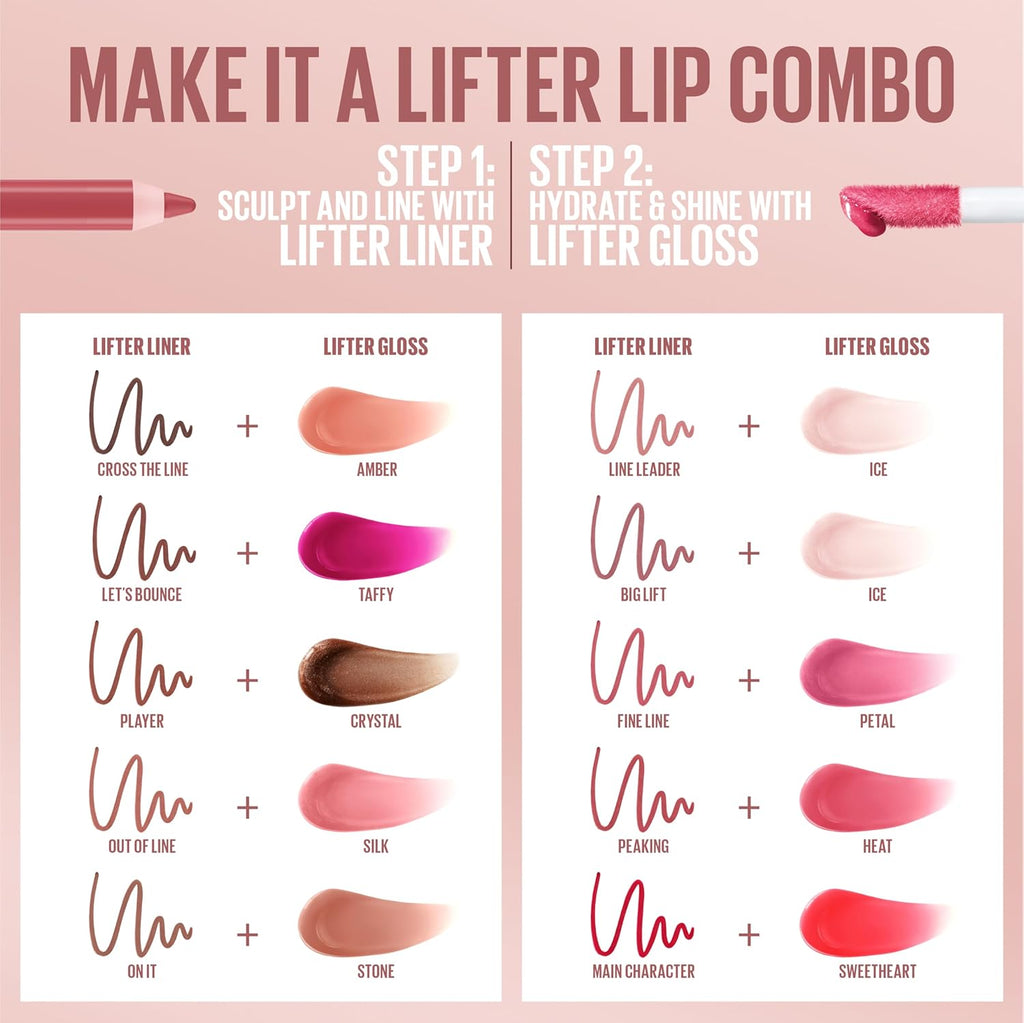 Maybelline New York Lifter Gloss Hydrating Lip Gloss with Hyaluronic Acid, Bubblegum, Sheer Bright Pink, 1 Count