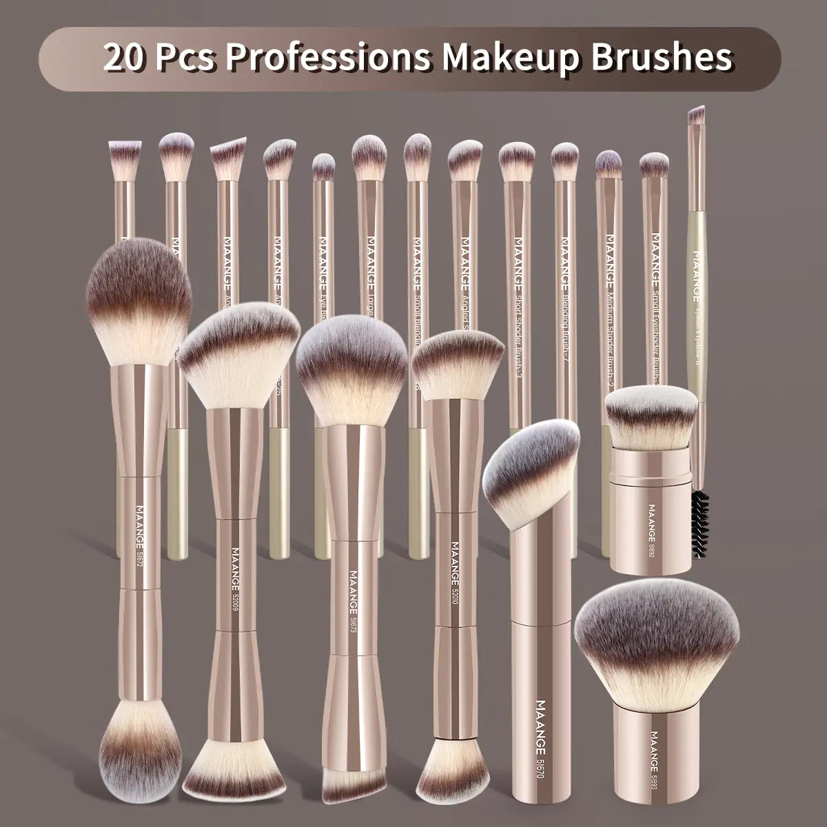 MAANGE Makeup Brushes Set 1 Set Multifunctional Makeup Brushes for Powder Liquid Cream Makeup Tools for Women Cosmetics Brushes Set Makeup Kits Makeup Brushes Set Makeup Tools Cosmetics Kits Concealer Brush,#Dealsforyoudays#Backtoschool#Sohochic