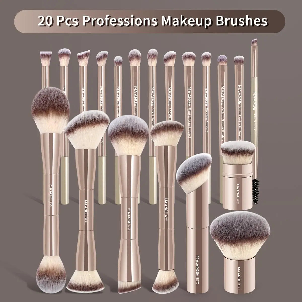 MAANGE Makeup Brushes Set 1 Set Multifunctional Makeup Brushes for Powder Liquid Cream Makeup Tools for Women Cosmetics Brushes Set Makeup Kits Makeup Brushes Set Makeup Tools Cosmetics Kits Concealer Brush,#Dealsforyoudays#Backtoschool#Sohochic
