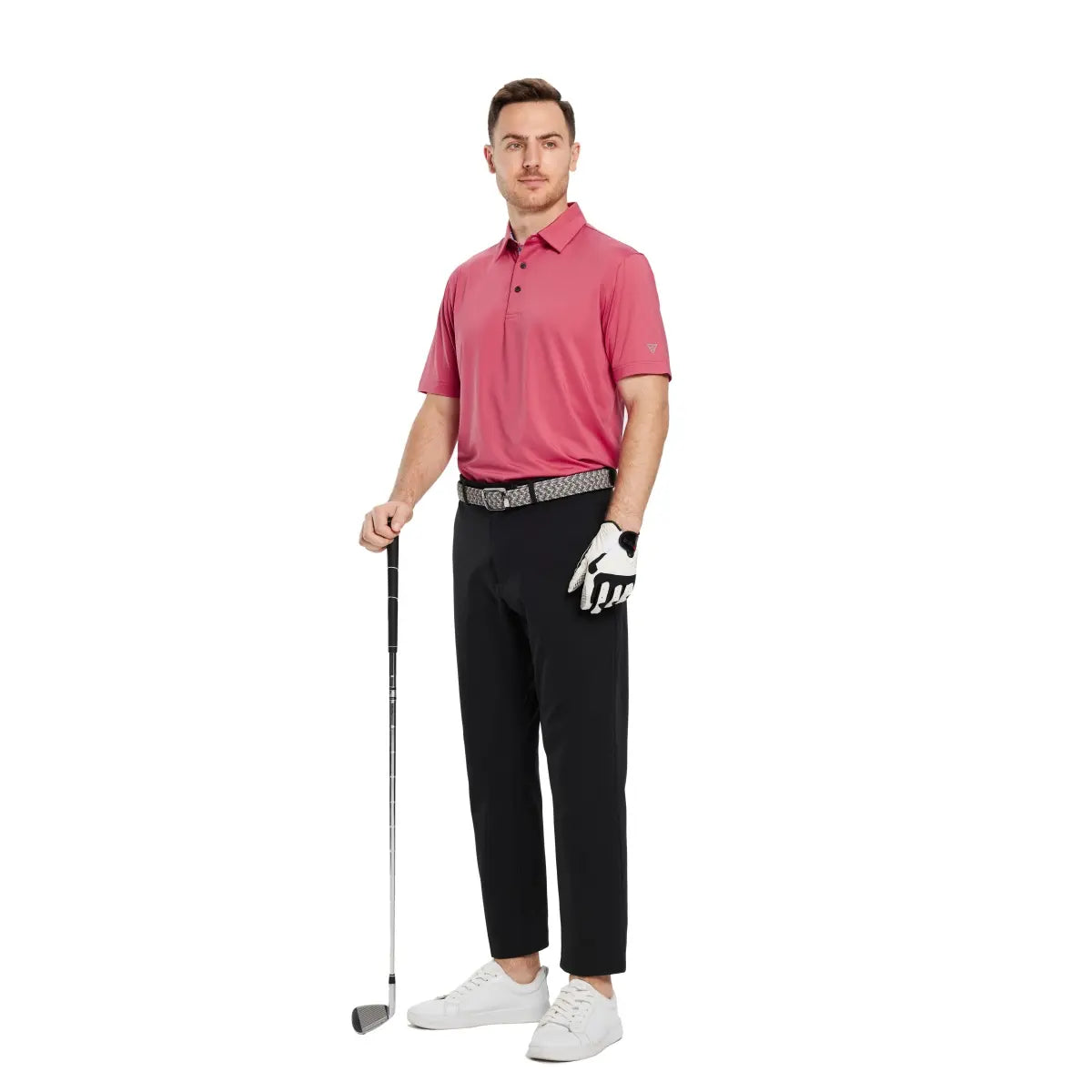 MAELREG Mens Polo Shirts Short Casual Dry Fit Performance Designed Collared Golf Polo Shirts for Men plus Size Men'S Tops