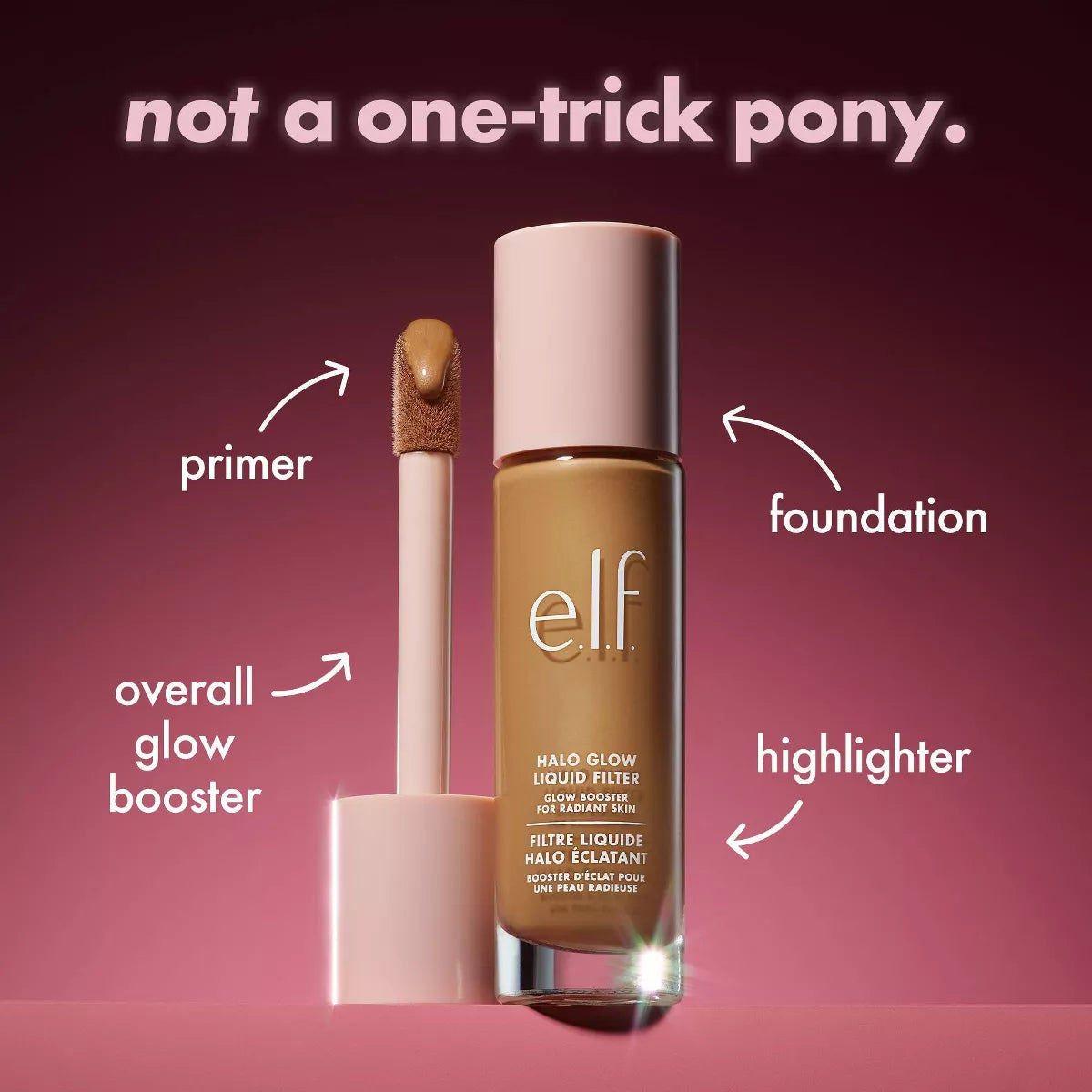 E.L.F. Halo Glow Liquid Filter Highlighter - 1.06 Fl Oz
