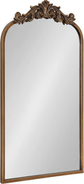 Arendahl Traditional Arch Mirror, 19 X 31 , Gold, Baroque Inspired Wall Decor