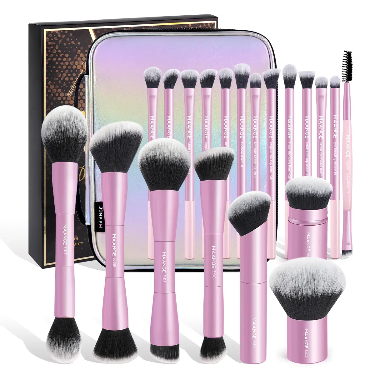 MAANGE Makeup Brushes Set 1 Set Multifunctional Makeup Brushes for Powder Liquid Cream Makeup Tools for Women Cosmetics Brushes Set Makeup Kits Makeup Brushes Set Makeup Tools Cosmetics Kits Concealer Brush,#Dealsforyoudays#Backtoschool#Sohochic