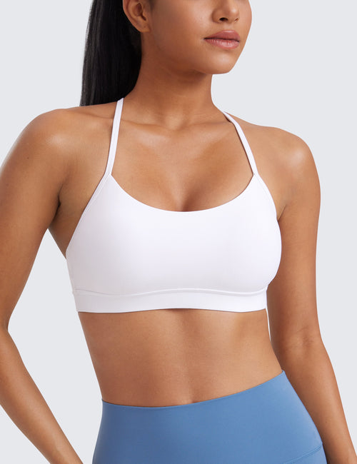 Butterluxe Womens Workout Bras Wireless Racerback Padded Yoga Sports Bra