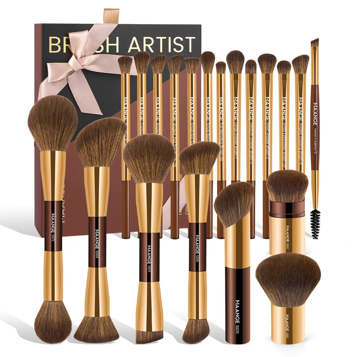 MAANGE Makeup Brushes Set 1 Set Multifunctional Makeup Brushes for Powder Liquid Cream Makeup Tools for Women Cosmetics Brushes Set Makeup Kits Makeup Brushes Set Makeup Tools Cosmetics Kits Concealer Brush,#Dealsforyoudays#Backtoschool#Sohochic